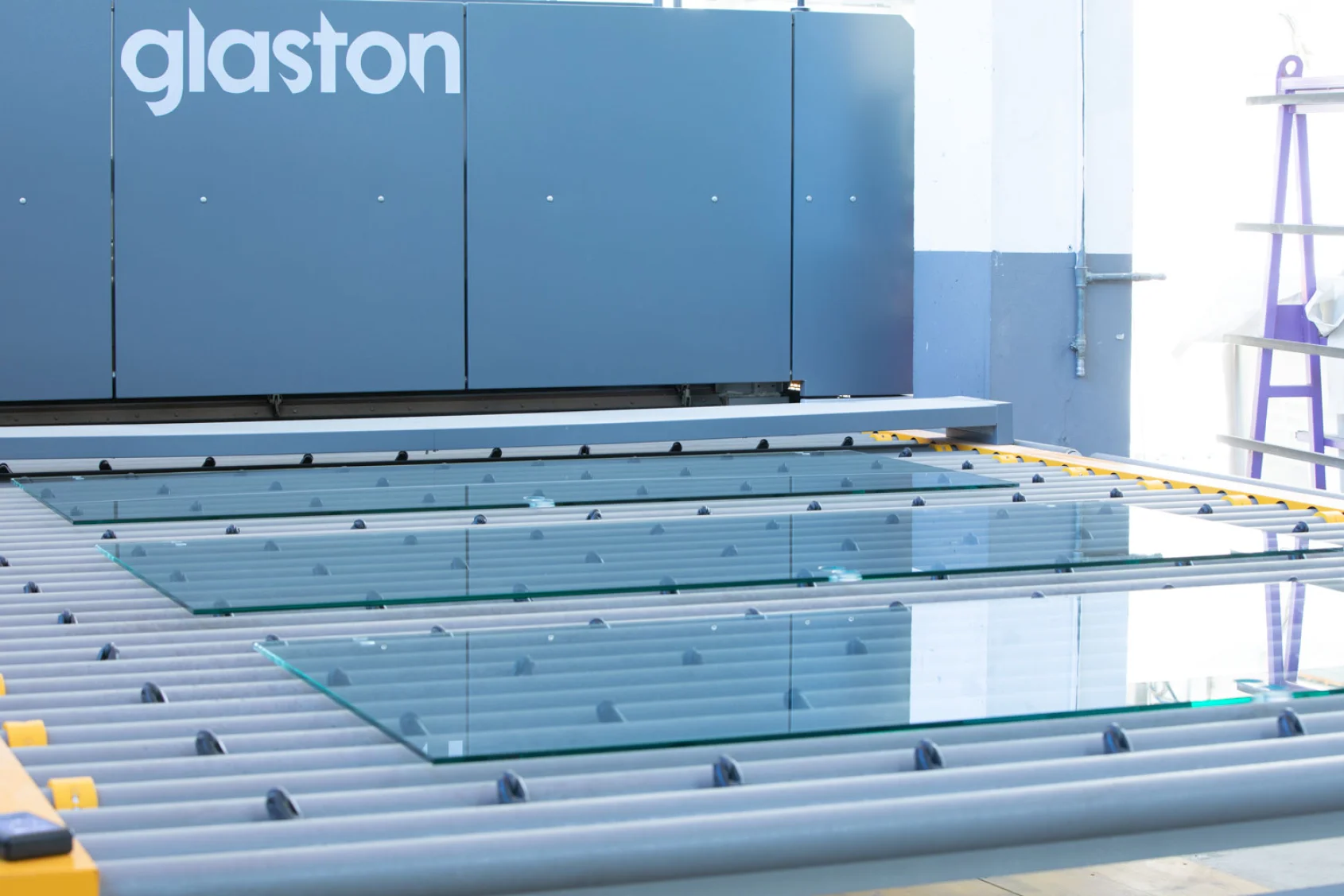 Precision glass cutting and fabrication process at GE360 USA